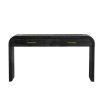 Unique Retro Open-Design Console Table with 2 Top Drawers, Suitable for Entryway, Dining Room and Living Room