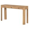 5-94.jpg Rustic Curved Corner Console Table, Entryway Sofa Table with 3 Hidden Drawers & Thick Sturdy Legs for Hallway and Living Room